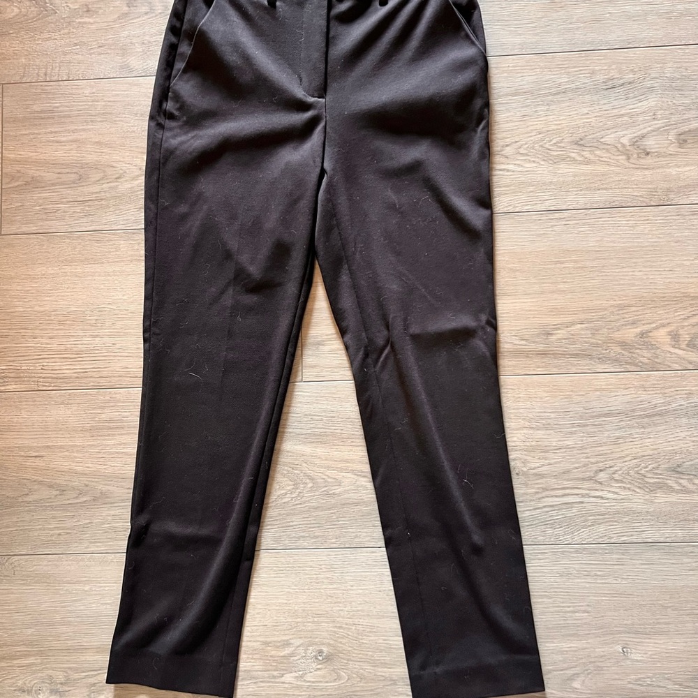Simply Vera Vera Wang Black Textured Pants